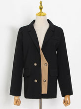 Blazer croisé à plis épissés Alesha